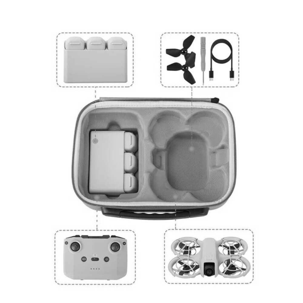 Case Maleta para Drone DJI Neo Fly More Combo - Sunnylife Cor: Cinza
