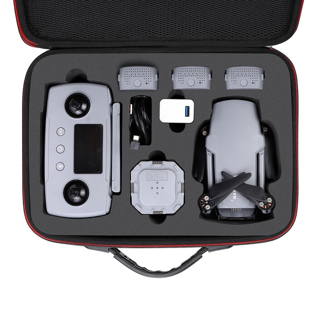 Maleta Para Drone Hubsan Mini Pro com Alça de Ombros - Cor Preto
