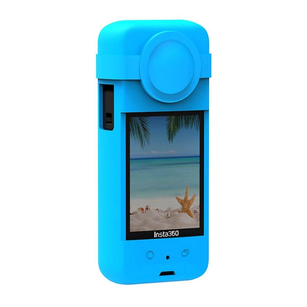 Case Capa de Silicone para Câmera Insta360 X3 + Protetor de Lente
