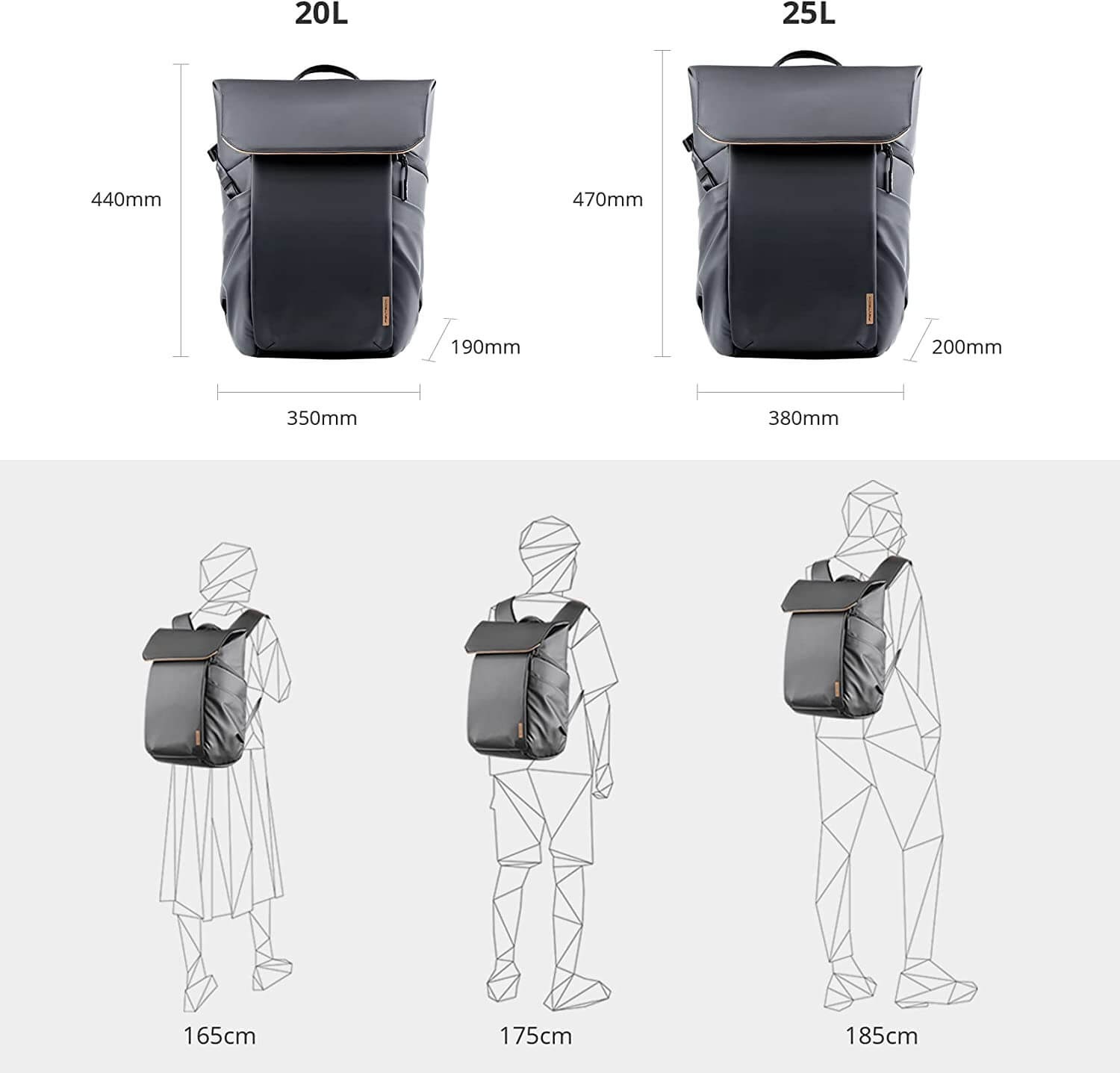 Mochila para Câmeras e Drones - Pgytech OneGo Air 25L (Cor Preta)