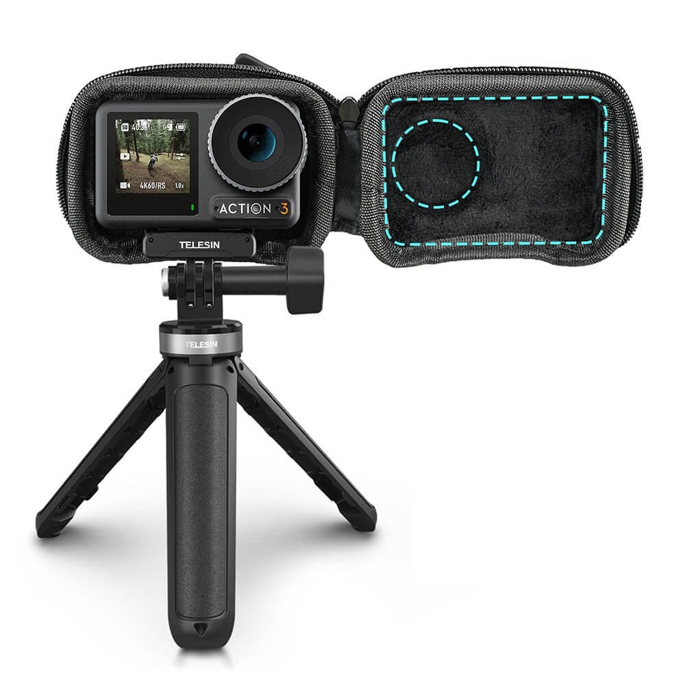 Mini Case para Câmera DJI Osmo Action 3 / 4 / 5 Pro - Telesin
