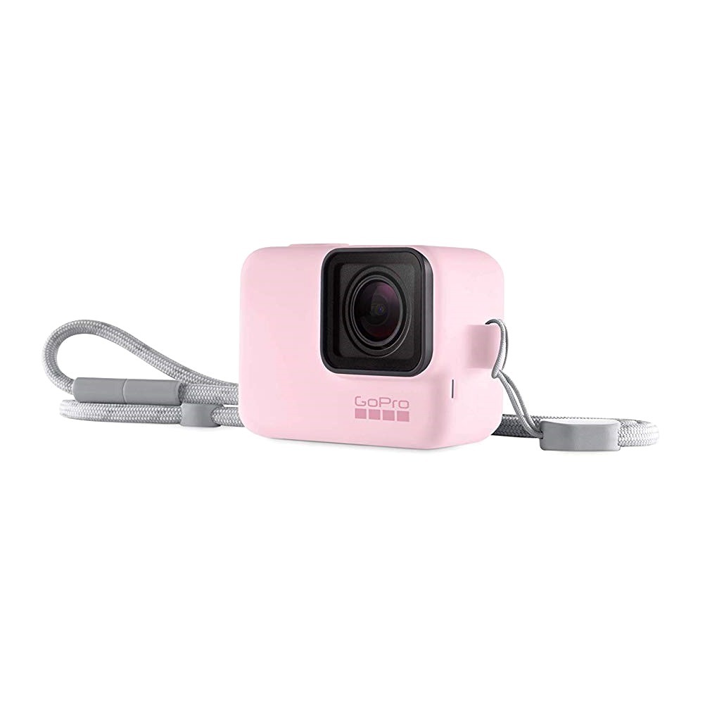 Capa Silicone GoPro Hero 7 6 5 Black + Cordão Ajustável - Sleeve + Lanyard