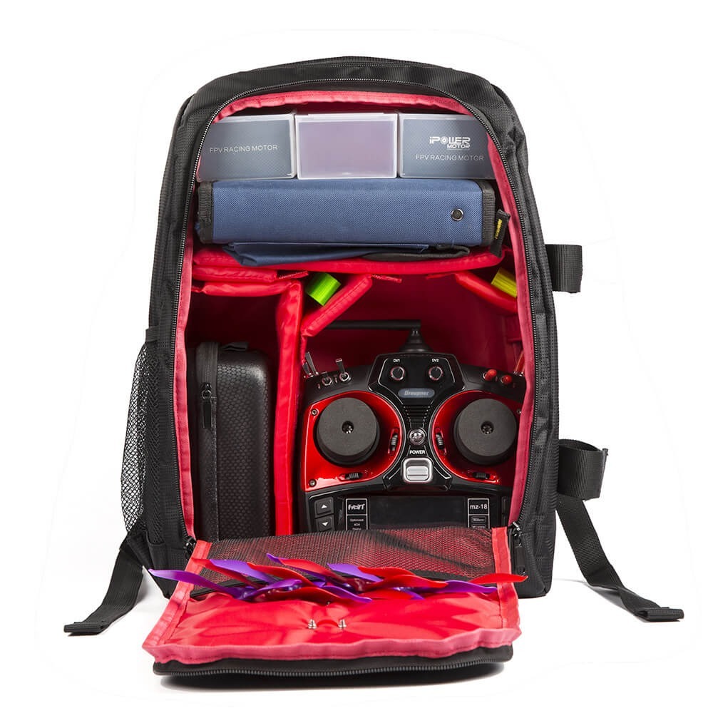 Mochila em Nylon para Drones FPV Racing / Câmeras - Cor Preto