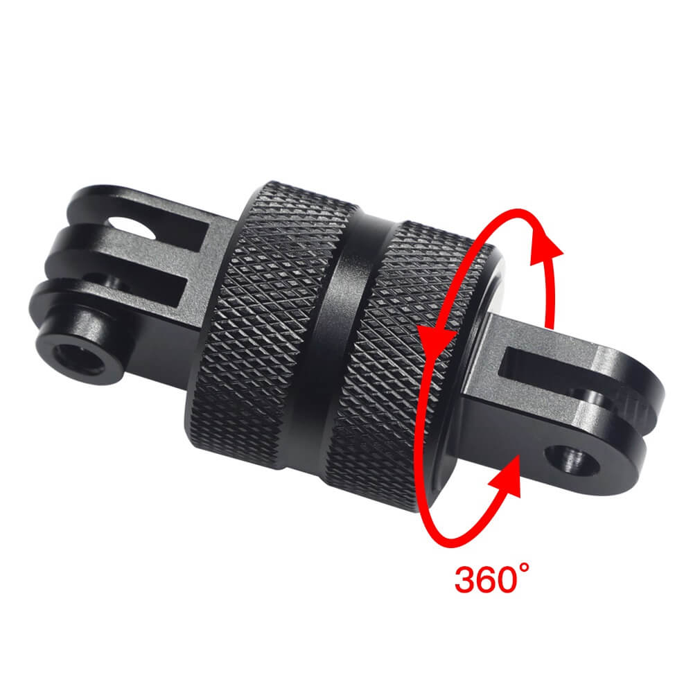 Suporte Adaptador Giratório GoPro e Câmeras Similares em Alumínio