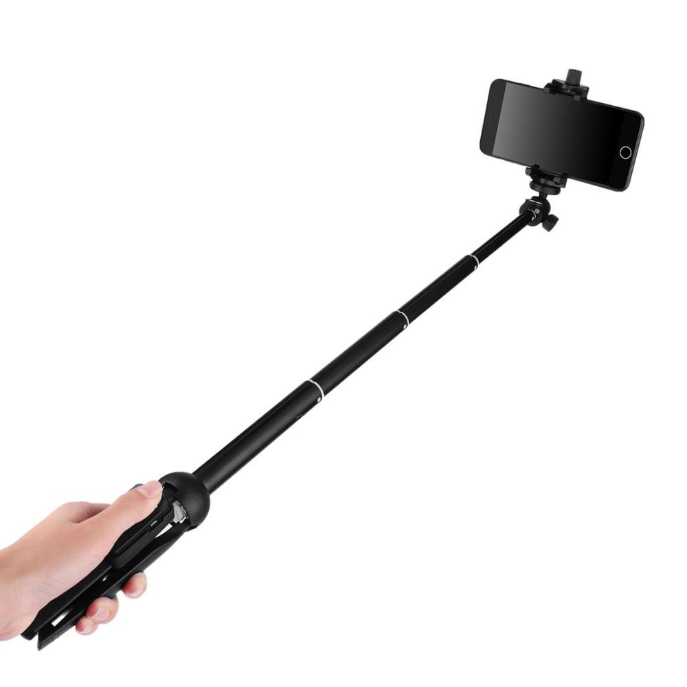 Tripé e Bastão para Celular com Controle Disparador Bluetooth - Yunteng YT-9928