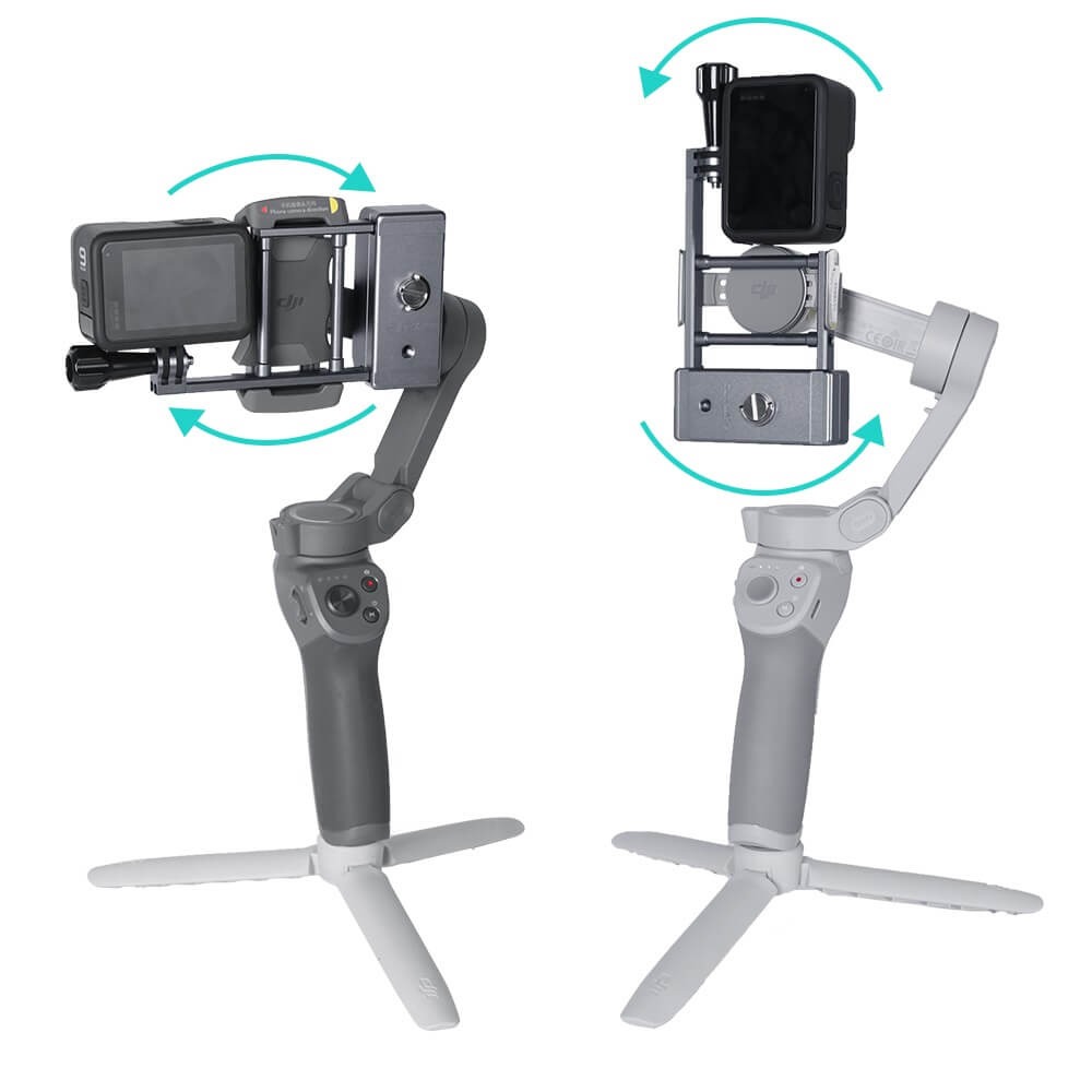 Adaptador para GoPro em Estabilizador DJI Osmo Mobile 6 / 5 / 4 / 4 SE / 3 / Flow - Sunnylife