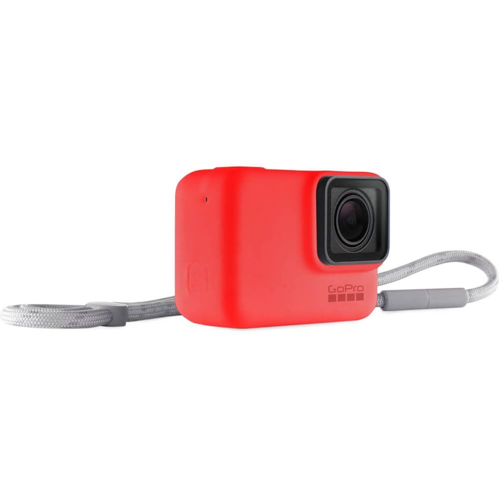 Capa Silicone GoPro Hero 7 6 5 Black + Cordão Ajustável - Sleeve + Lanyard