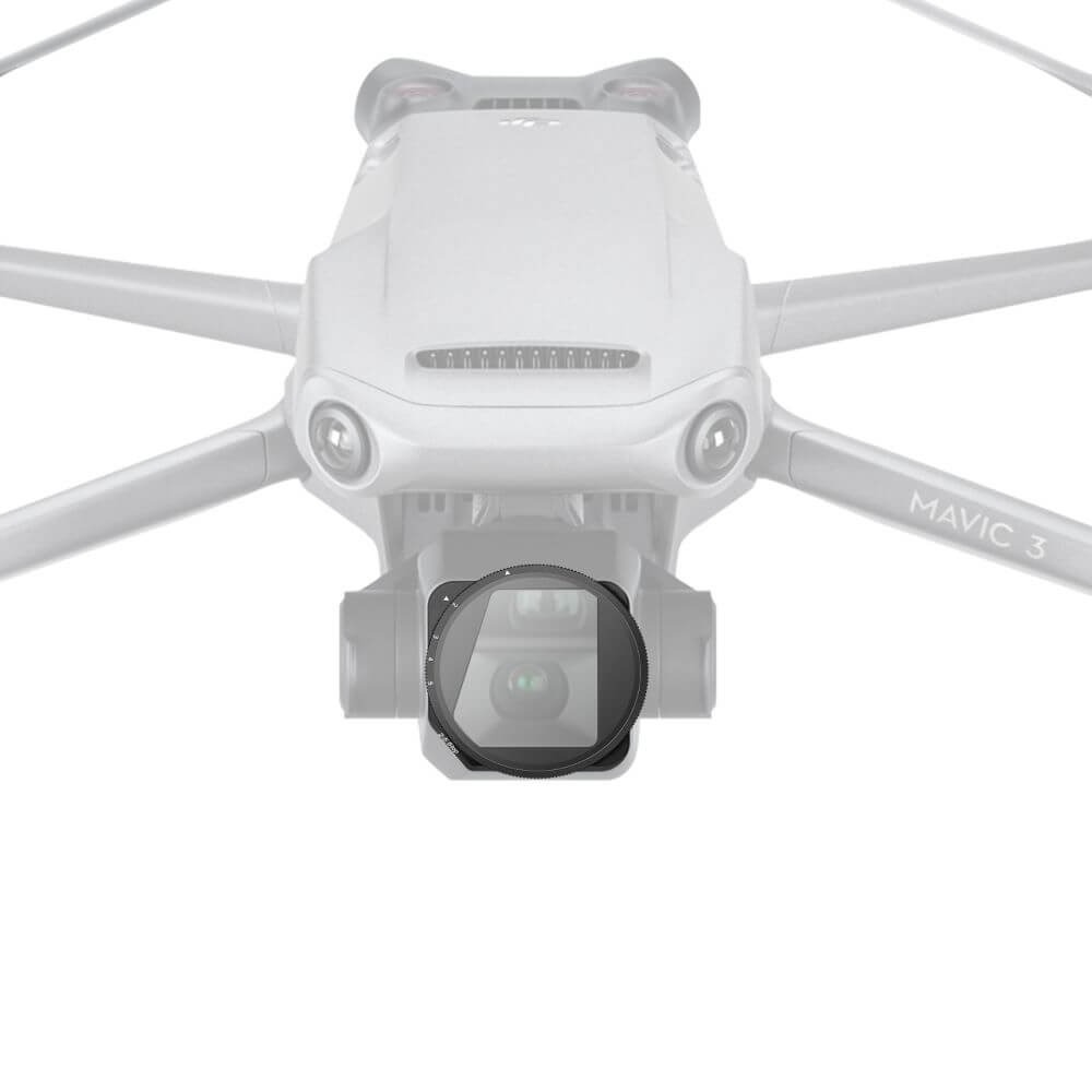 Filtro ND Variável para Drone DJI Mavic 3 - StartRC (ND4 a ND32)