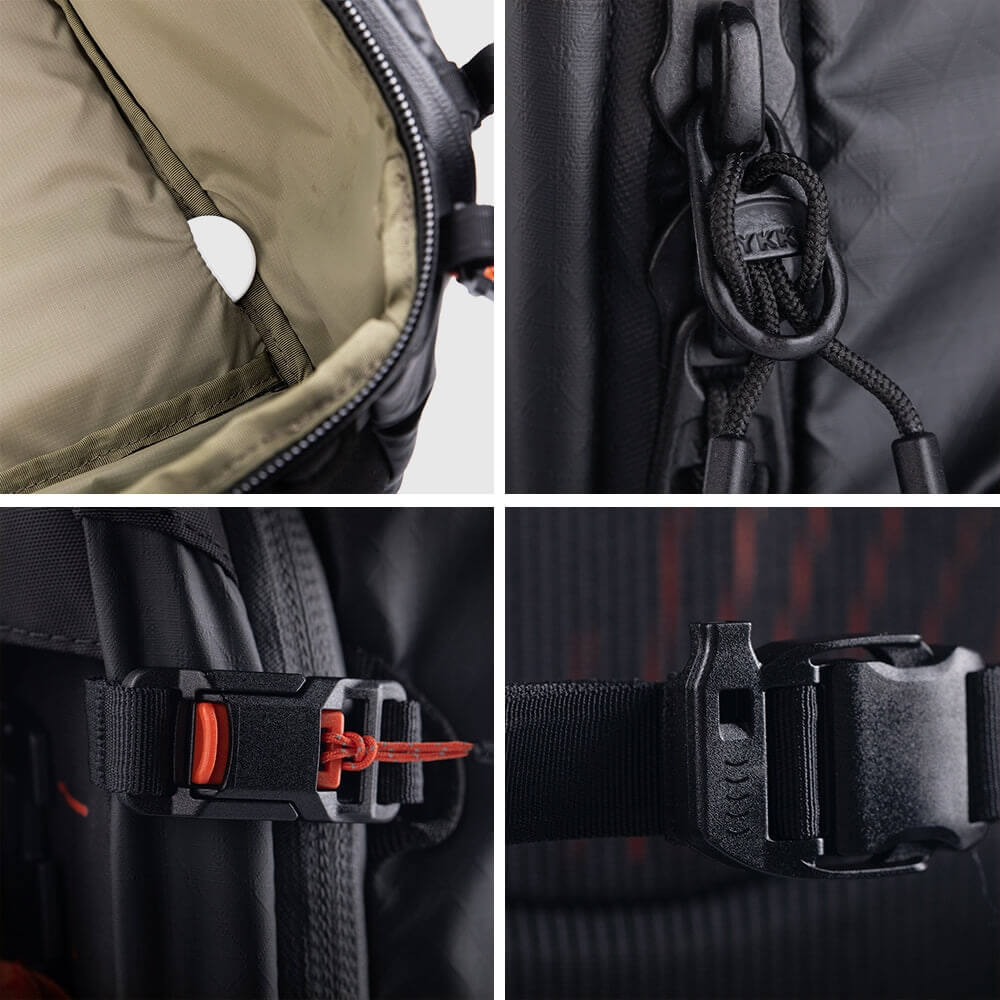 Mochila para Câmeras e Drones OnePro Flex 50L + Camera Insert M - Pgytech 50L (Space Black)