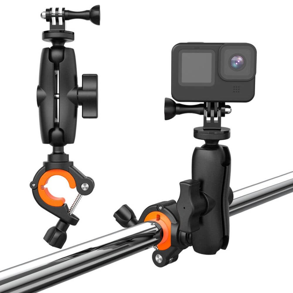 Suporte Guidão de Bike e Moto para GoPro e Câmeras Similares