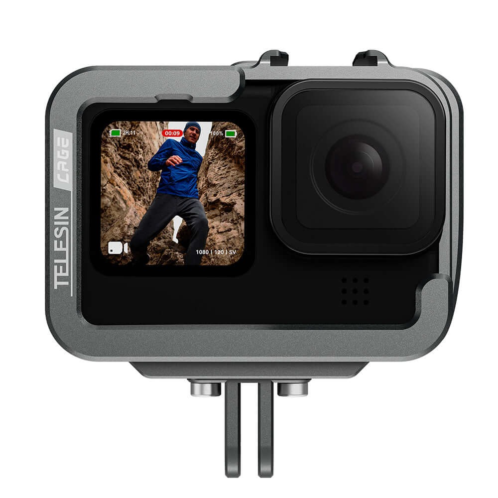 Suporte Frame Horizontal e Vertical para GoPro Hero 13 / 12 / 11 / 10 / 9 Black - Telesin