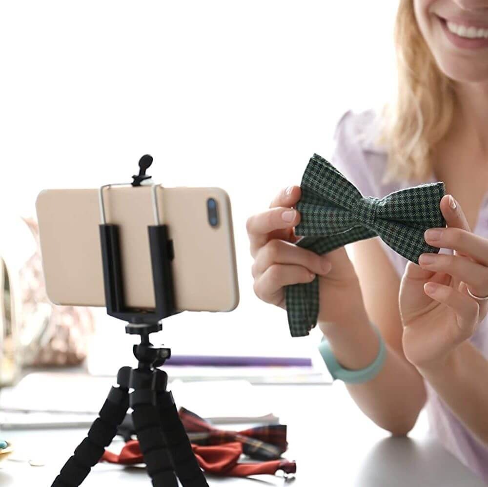 Suporte Clip Universal para Celular Smartphone com Encaixe 1/4 Polegadas