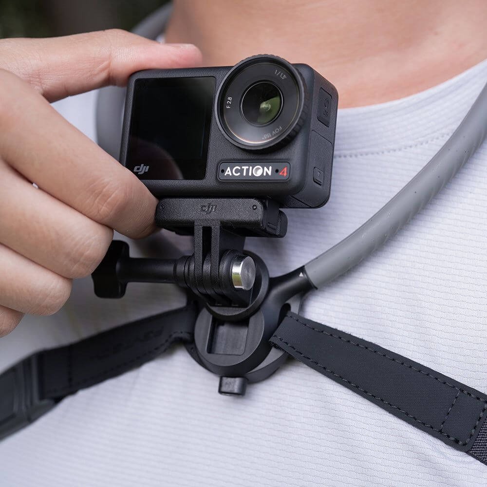 Alça de Pescoço com Suporte para GoPro e Celular - Pgytech