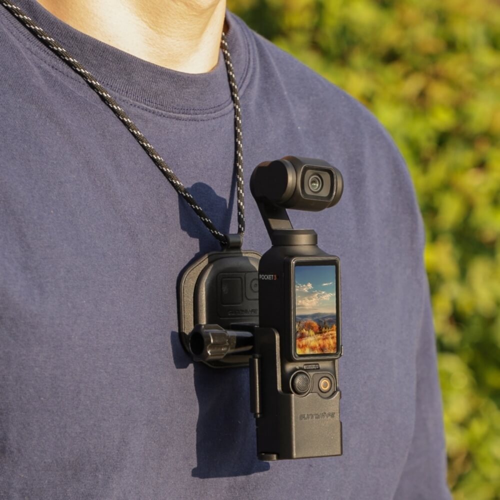 Suporte Adaptador para Câmera DJI Osmo Pocket 3 - Sunnylife Suporte Adaptador para Câmera DJI Osmo Pocket 3 - Sunnylife
