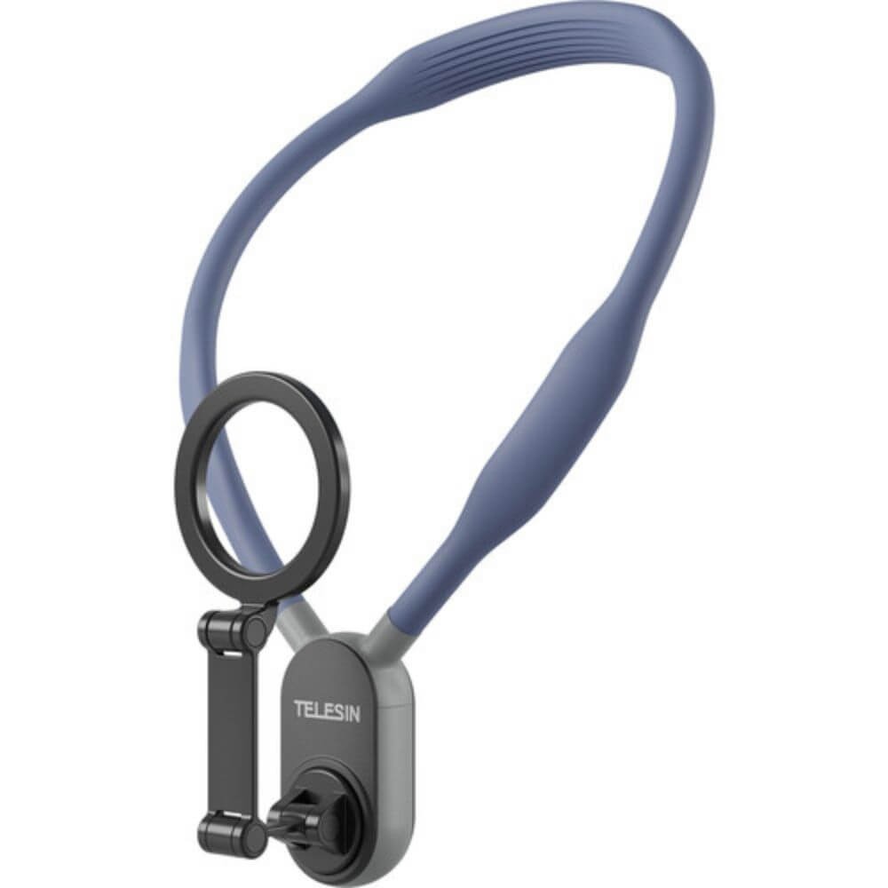 Alça de Pescoço com Suporte Magnético para Celular - Telesin Cor Azul