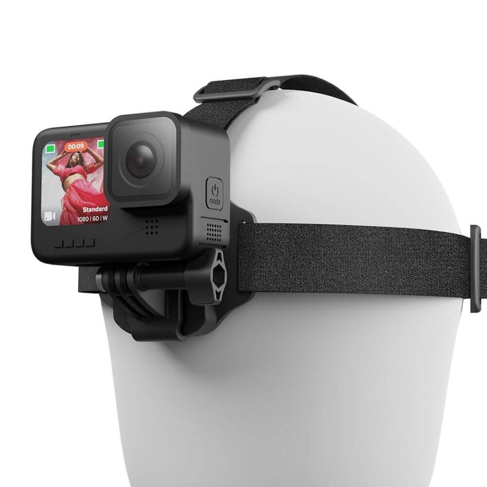 Suporte de Cabeça + Clip de Boné para GoPro - Telesin