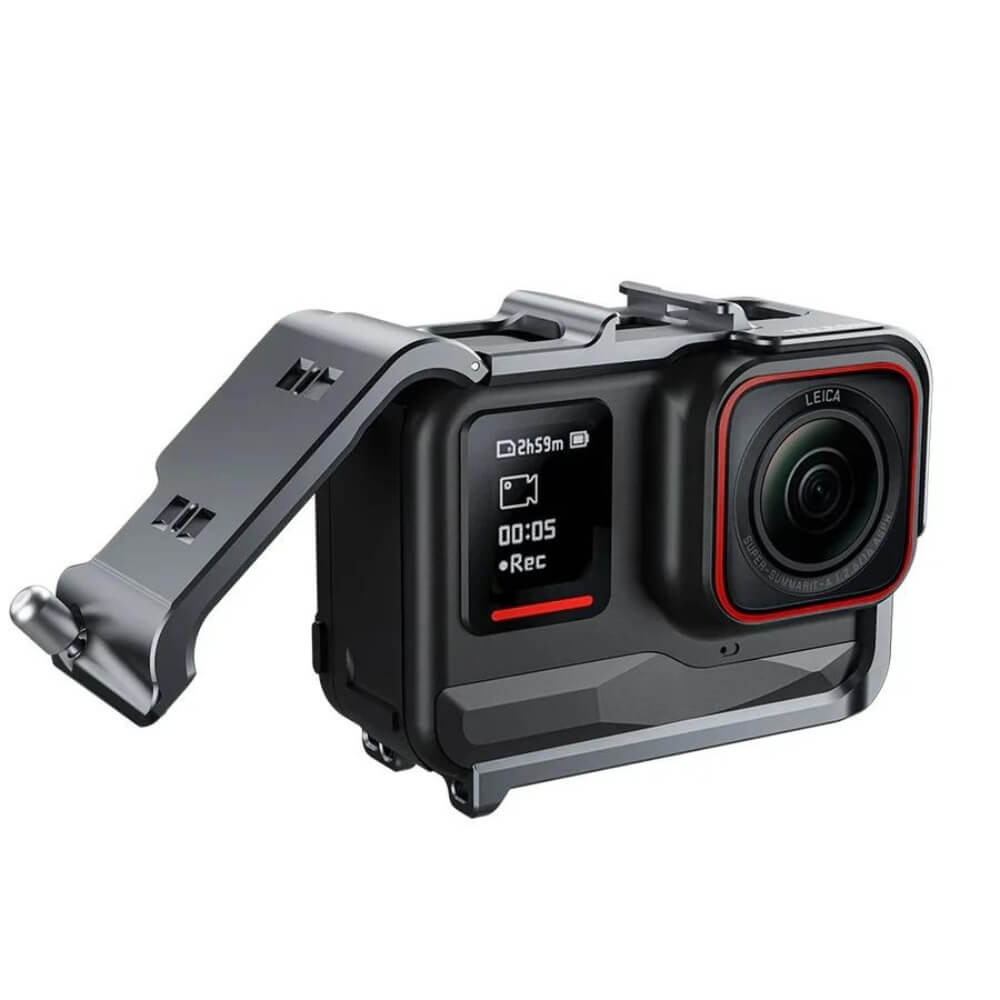 Suporte Frame de Alumínio para Câmera Insta360 Ace / Ace Pro - Telesin