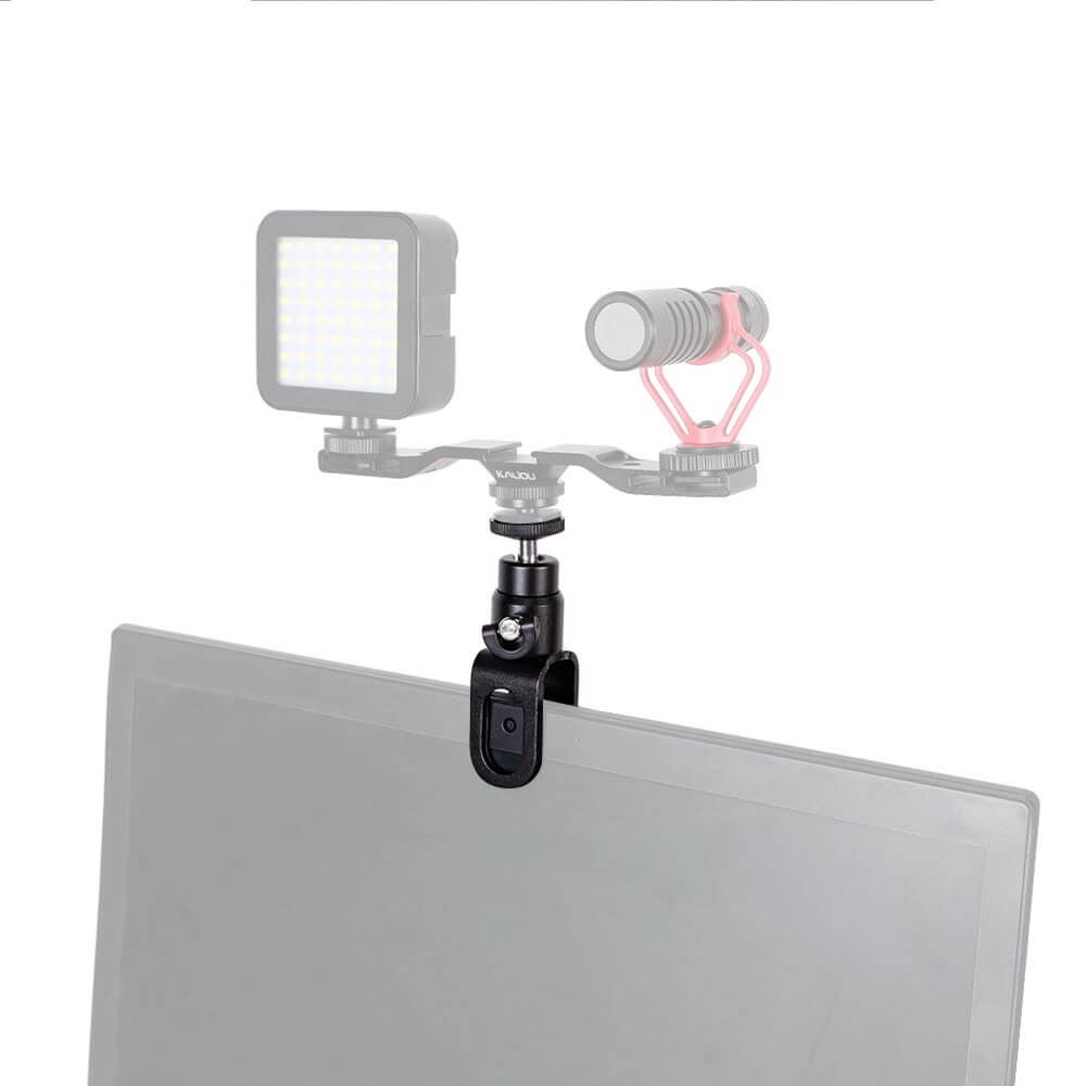 Suporte Clip para Notebook com Encaixe 1/4 Polegadas
