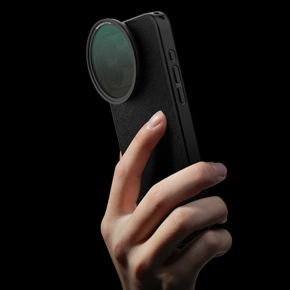 Filtro CPL para Capa iPhone 15 Pro / 15 Pro Max - Telesin