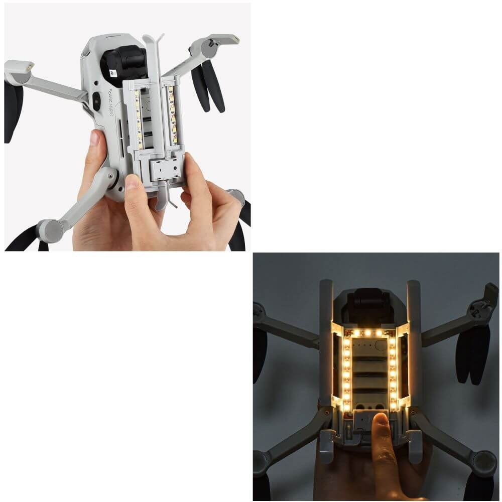 Trem de Pouso com Led para DJI Mavic Mini / Mini SE / Mini 2 / Mini 2 SE / Mini 4K - StartRC
