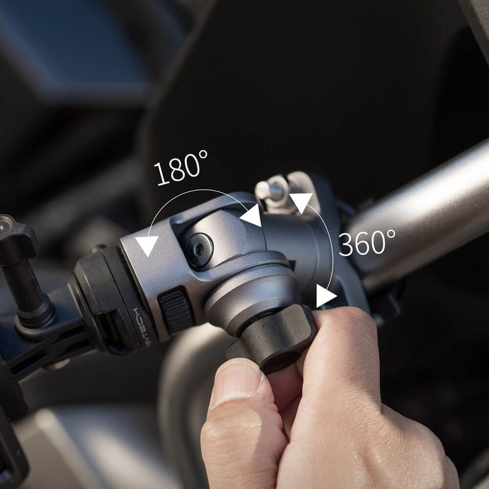 Suporte de Moto Guidão e Barras para Câmeras GoPro e Similares - Pgytech