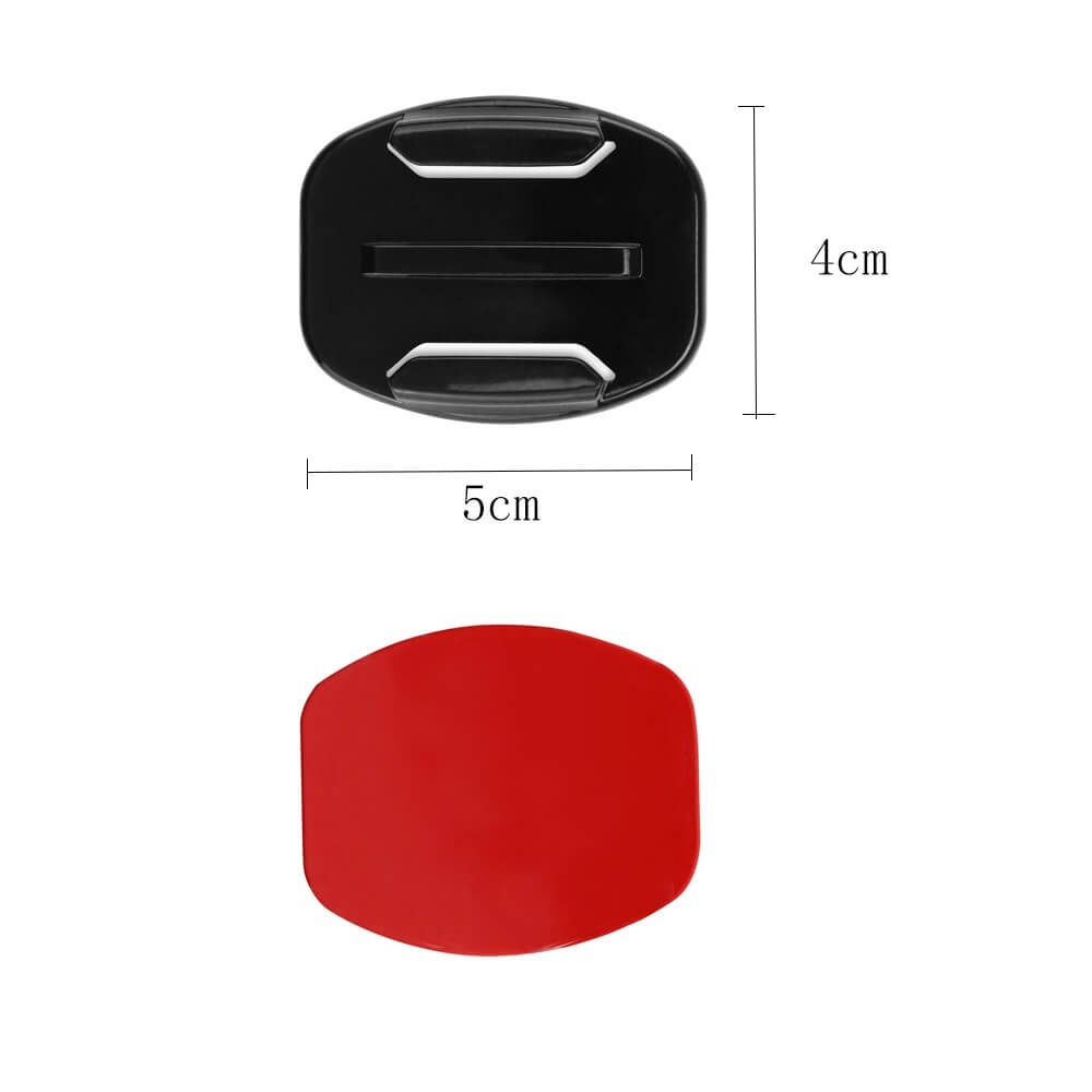 Kit com 2 Suportes Adesivos Planos Para GoPro e Câmeras Similares