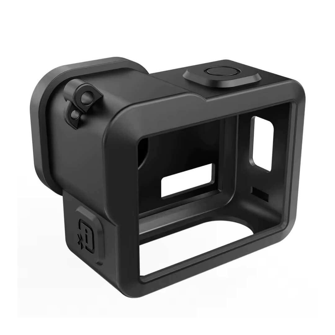 Kit de Proteção GoPro Hero 4k (2024) - Case de Silicone + Porta lateral + Película