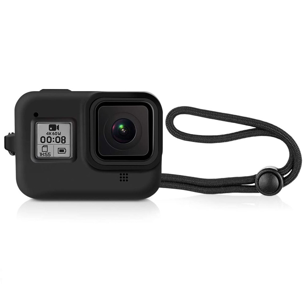 Capa de Silicone para GoPro Hero 8 Black + Cordão Ajustável