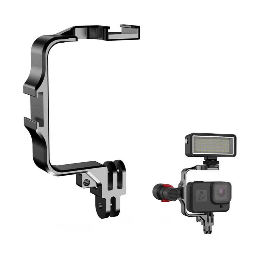 Suporte de Montagem para Câmeras GoPro e Encaixes tipo Sapata