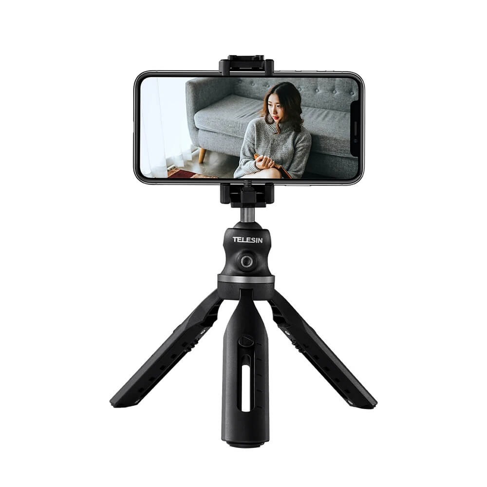 Tripé Extensível para Celular e Câmeras DSLR - Telesin
