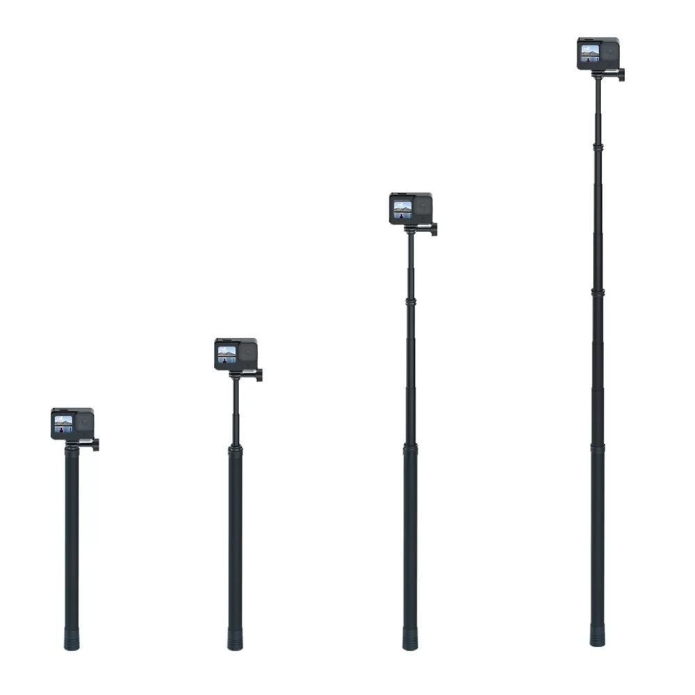 Bastão Extensor para GoPro MAX e Câmeras Similares - Telesin 2,7m