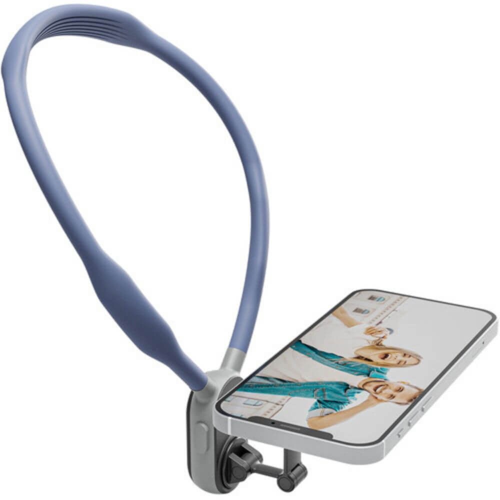 Alça de Pescoço com Suporte Magnético para Celular - Telesin Cor Azul