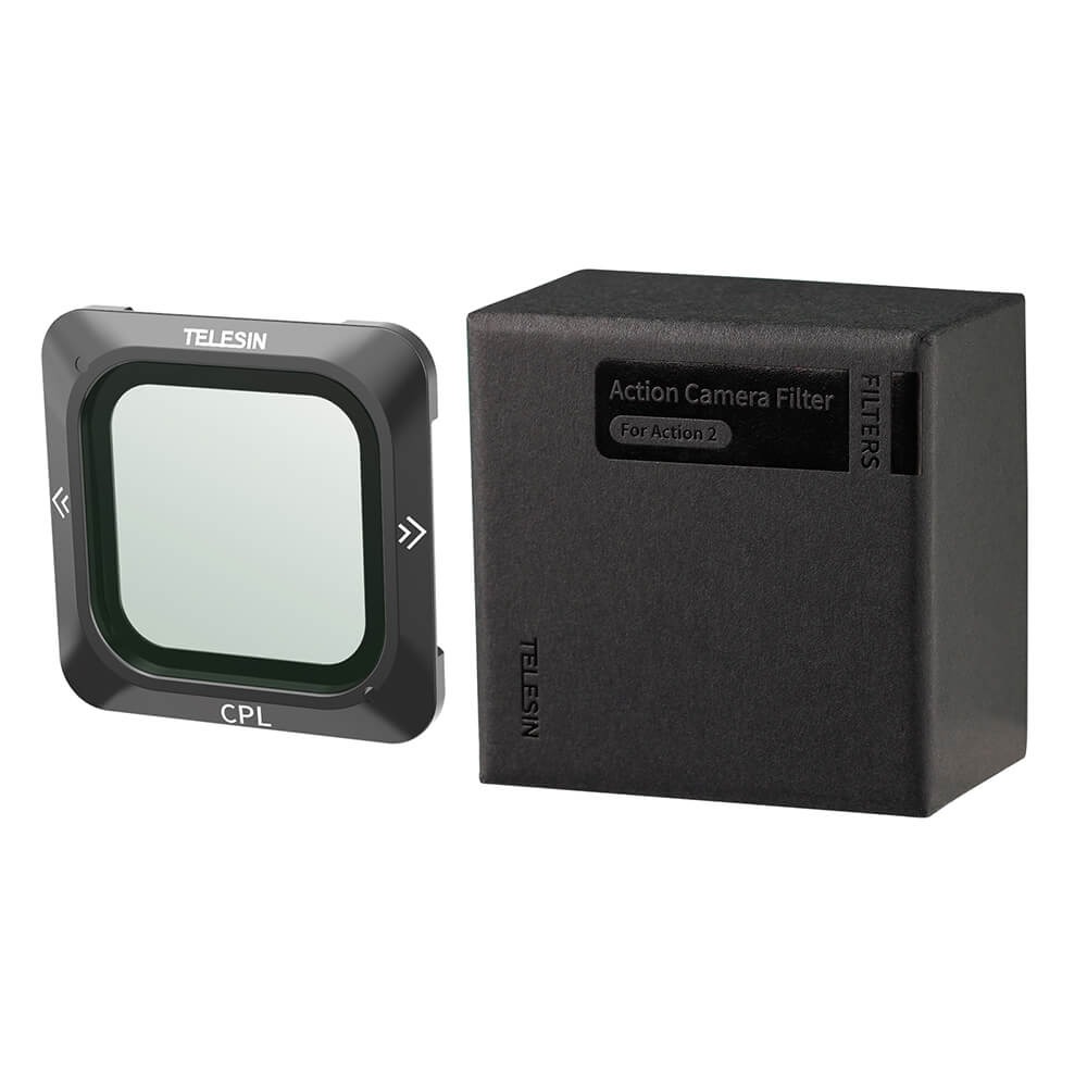 Filtro CPL Polarizador para DJI Action 2 - Telesin