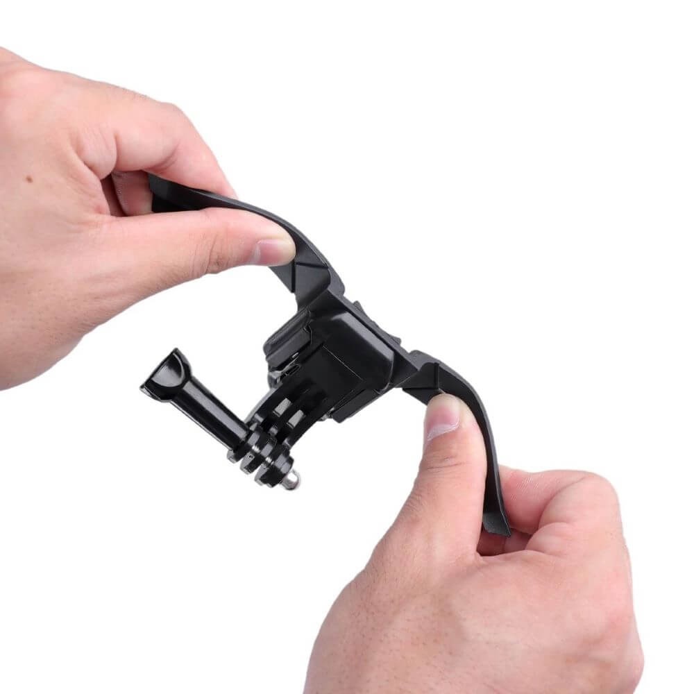 Suporte Adesivo Capacete Queixo para GoPro ou Câmeras Similares