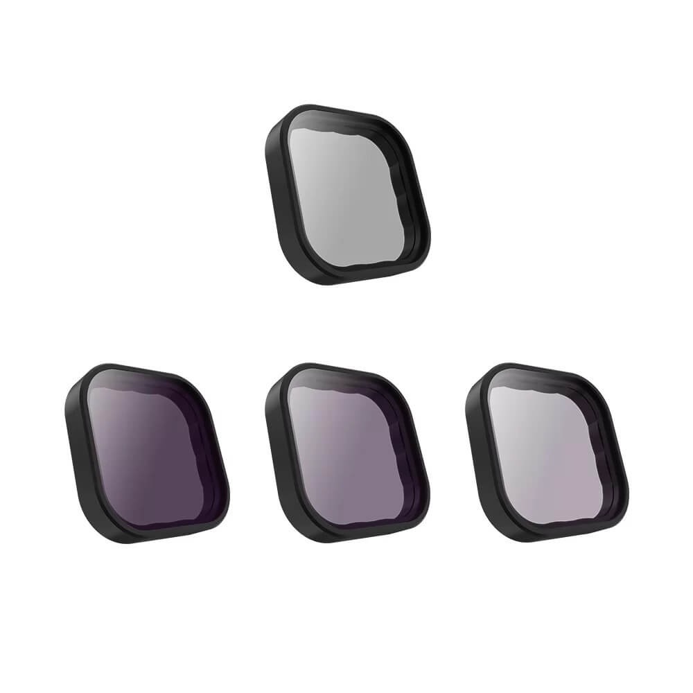 Kit de Filtros ND e CPL para GoPro Hero 12 / 11 / 10 / 9 Black - Telesin