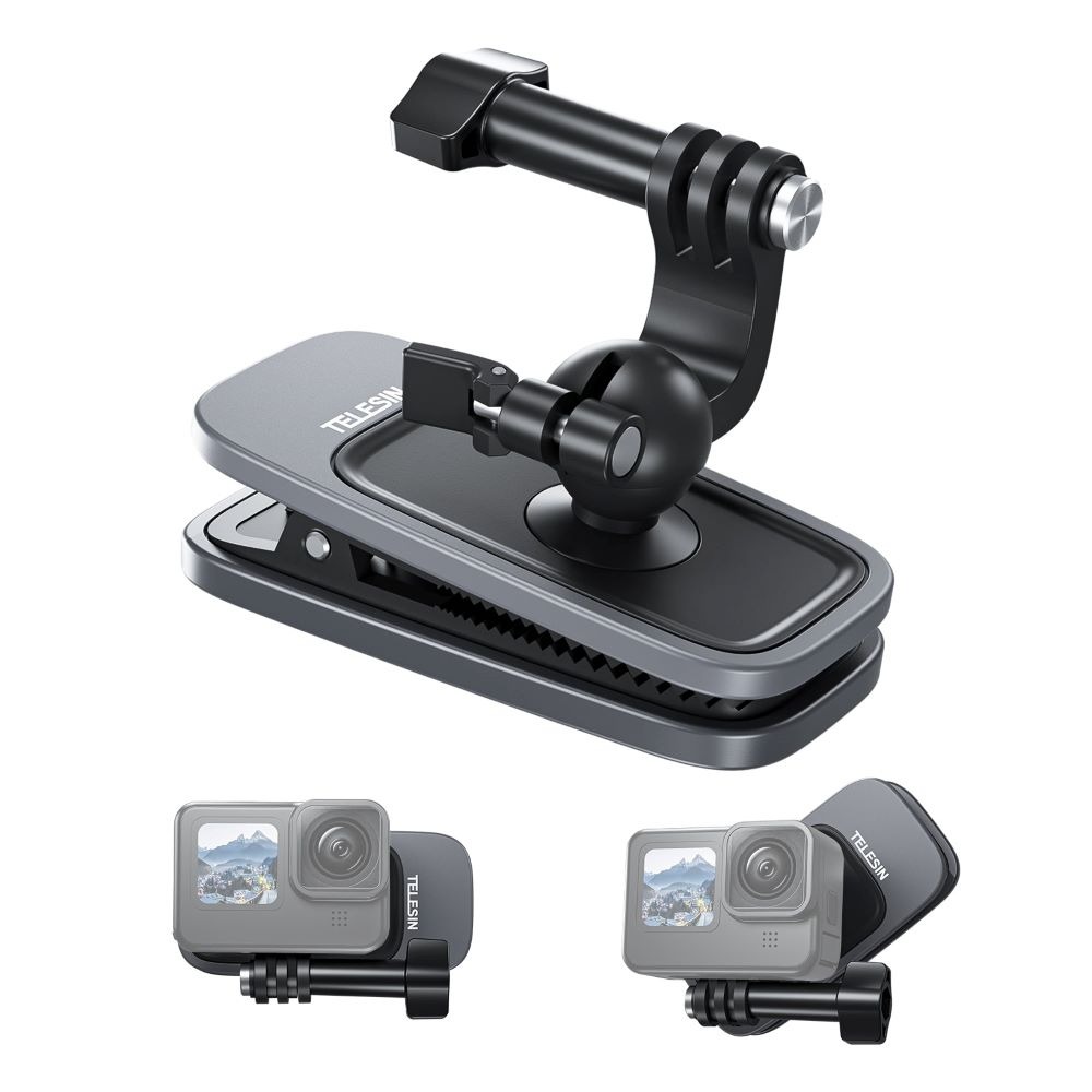 Suporte Clip para GoPro com Encaixe Magnético - Telesin