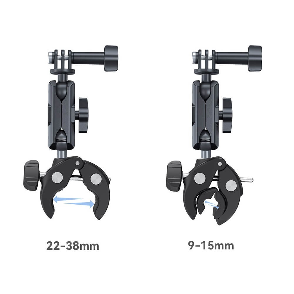 Suporte de Garra Articulável para GoPro e Câmeras Similares - Telesin