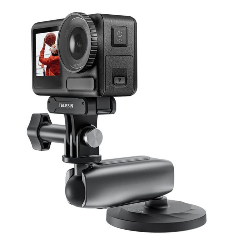 Suporte Magnético com Braço Articulado para GoPro e Similares - Telesin