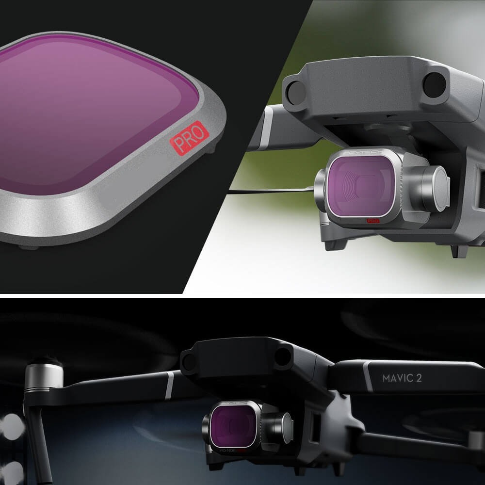 Filtro Polarizador para Drone DJI Mavic 2 Pro - Pgytech Professional