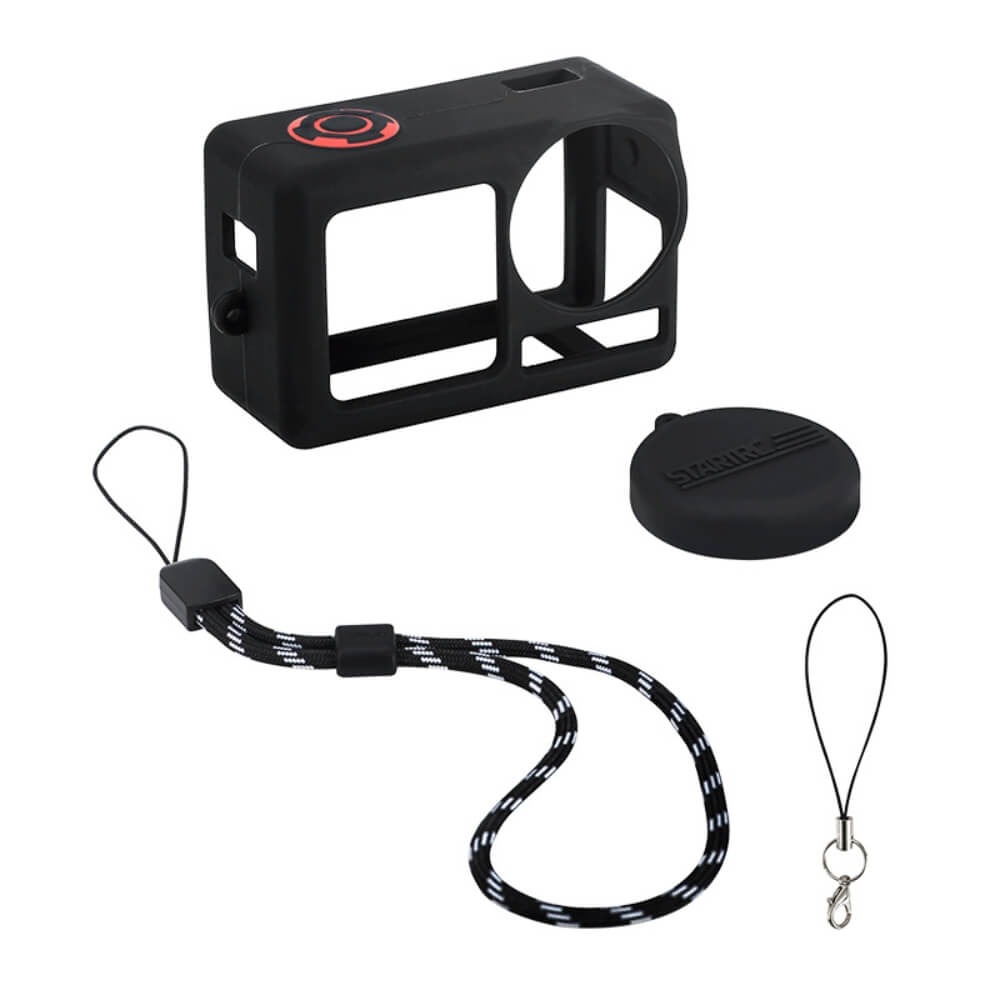 Capa de Silicone para Câmera DJI Osmo Action 5 Pro - StartRC Cor: Preto