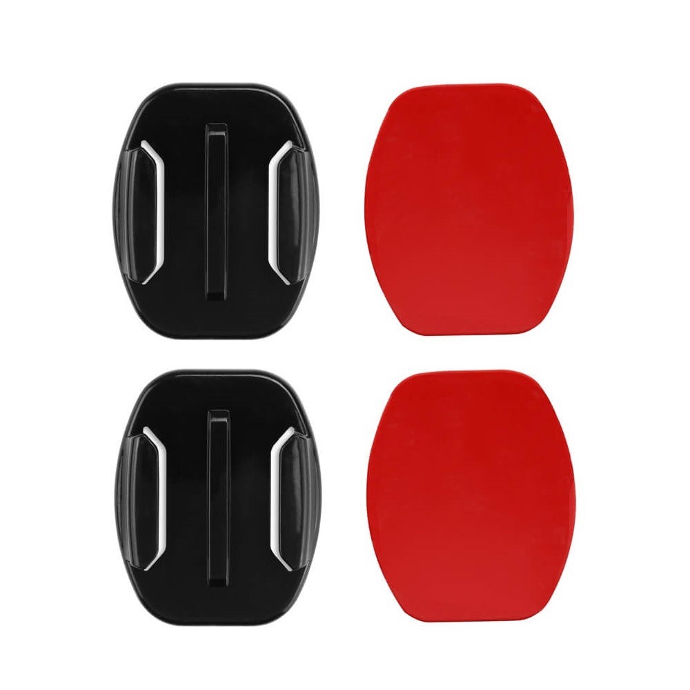 Kit com 2 Suportes Adesivos Planos Para GoPro e Câmeras Similares