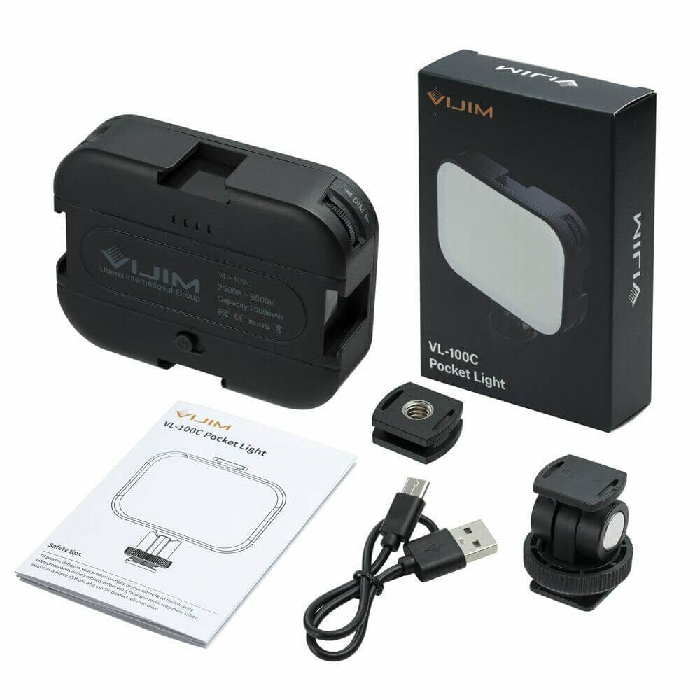 Iluminador de Led para Câmeras / Celulares - Vijim VL100C