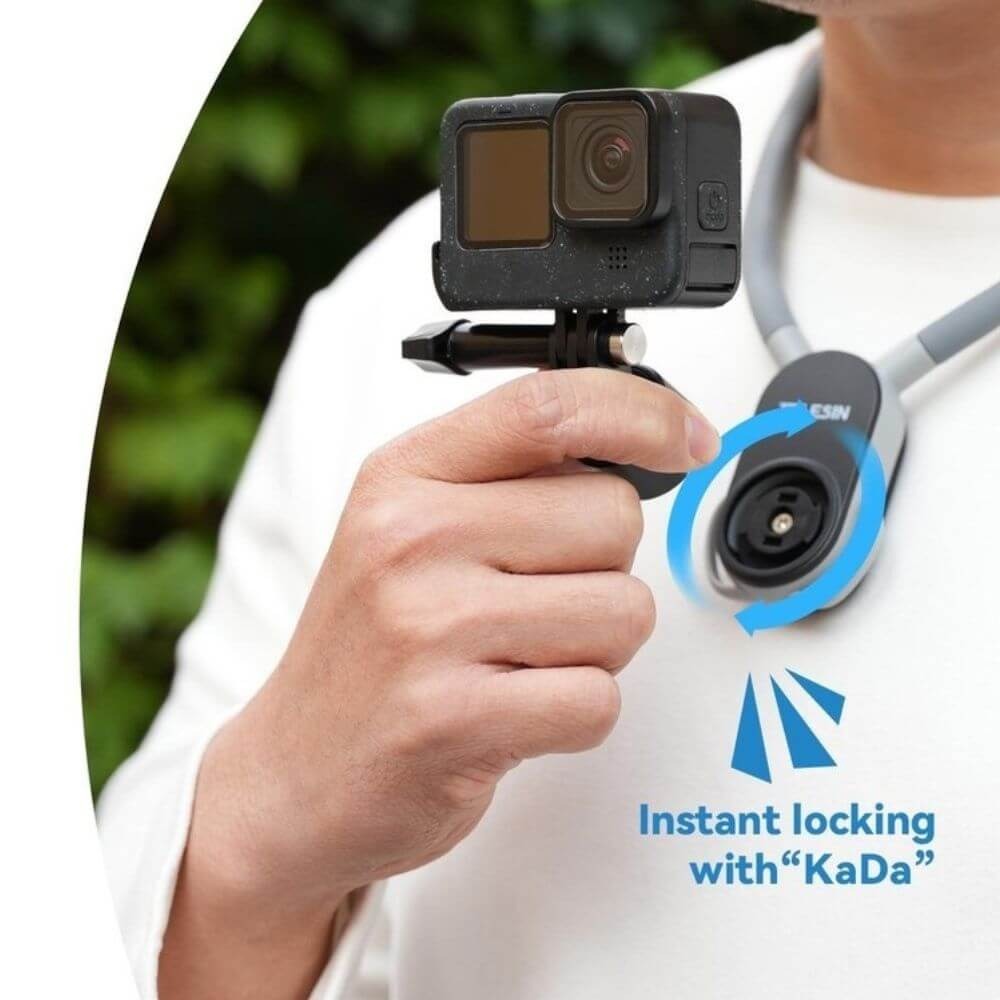 Alça de Pescoço com Engate Rápido para GoPro e Similares - Telesin