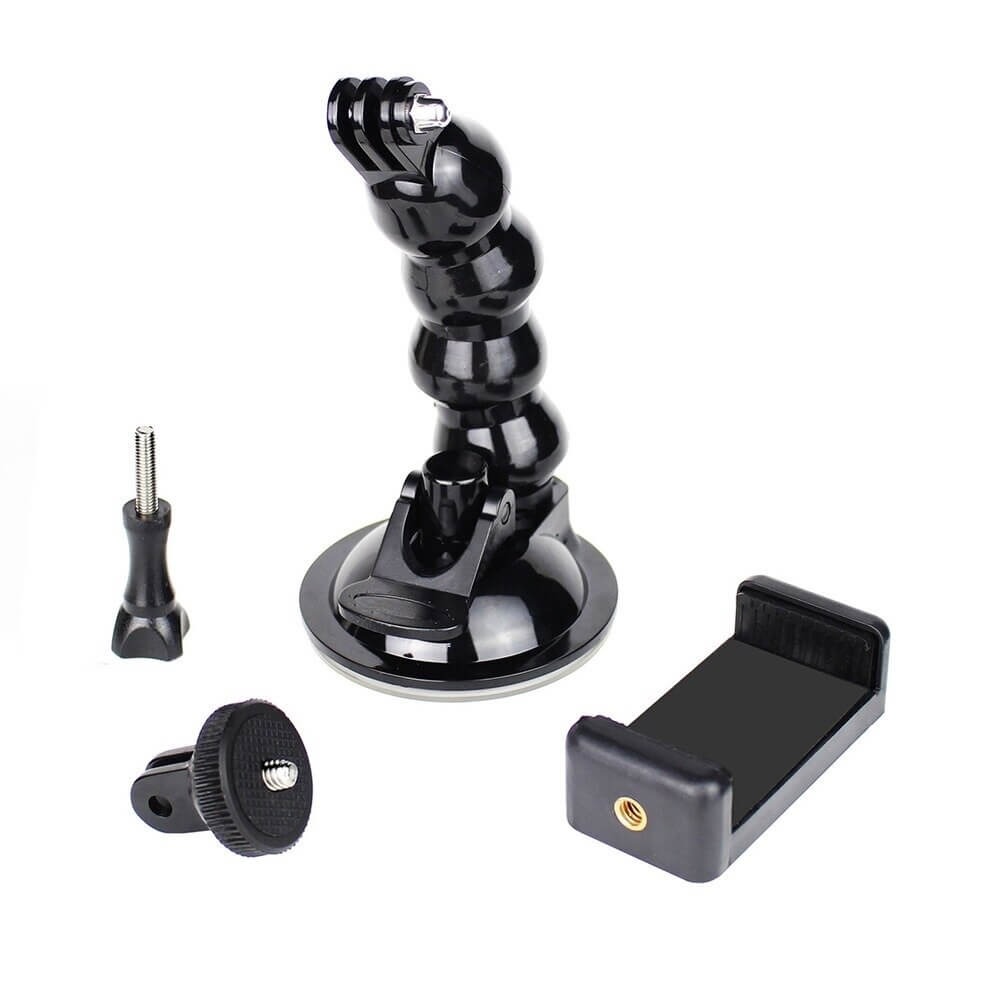 Suporte Ventosa Flexível para GoPro / Câmeras / Celulares