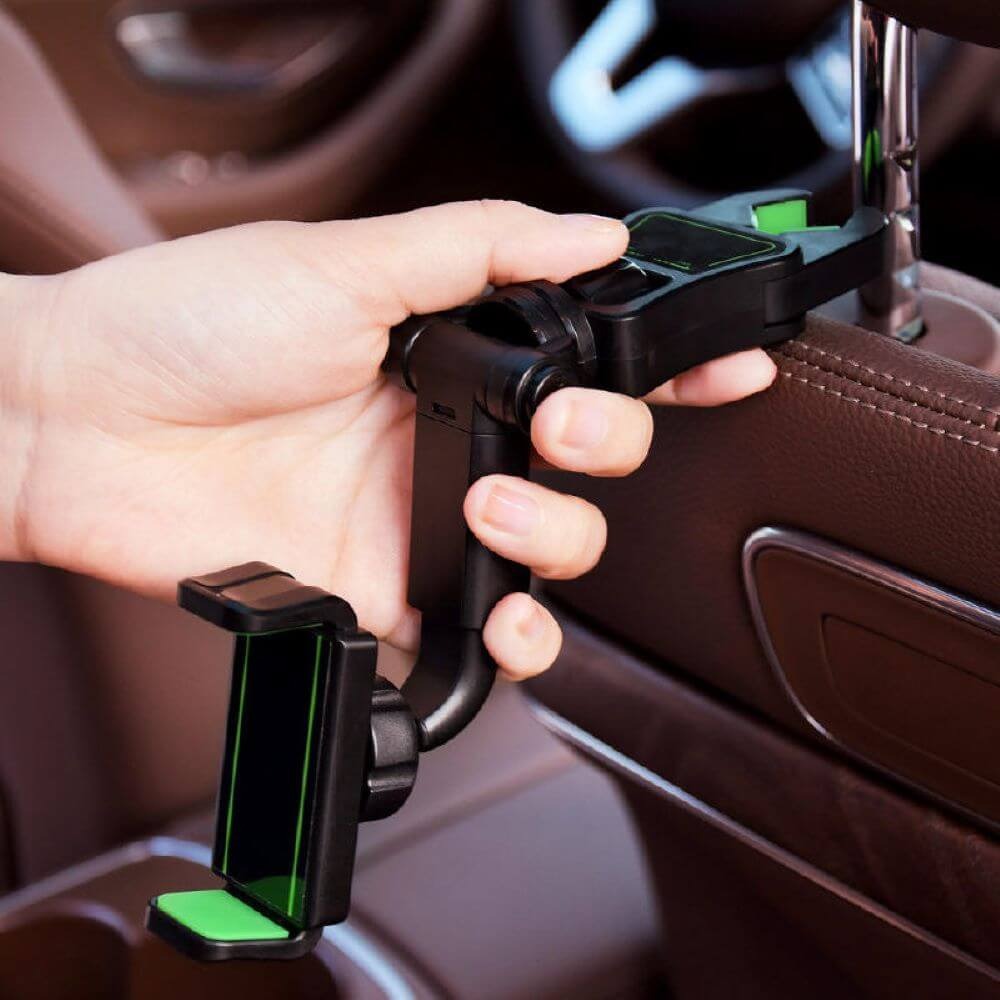 Suporte de Celular para Retrovisor / Encosto de Cabeça Carro