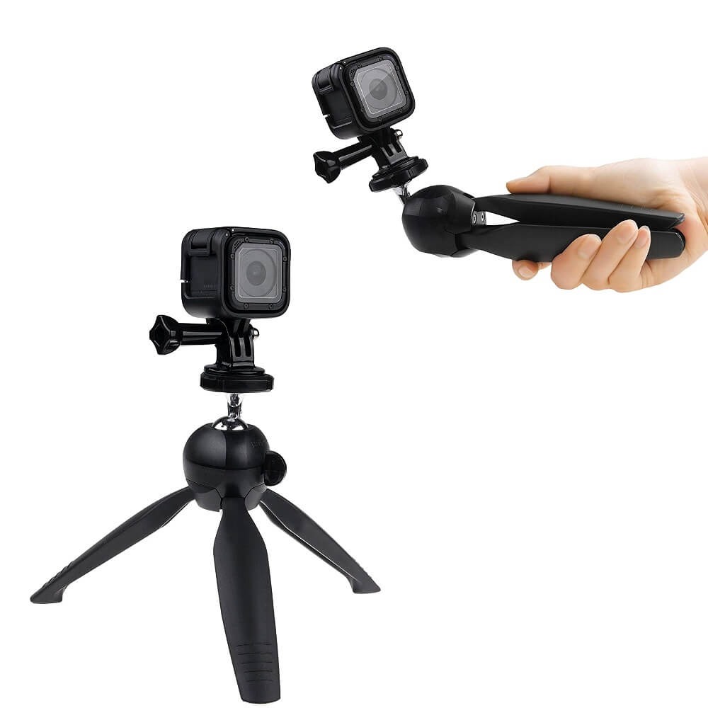 Mini Tripé para Celular / GoPro / Câmeras Compactas - Rotação 360º