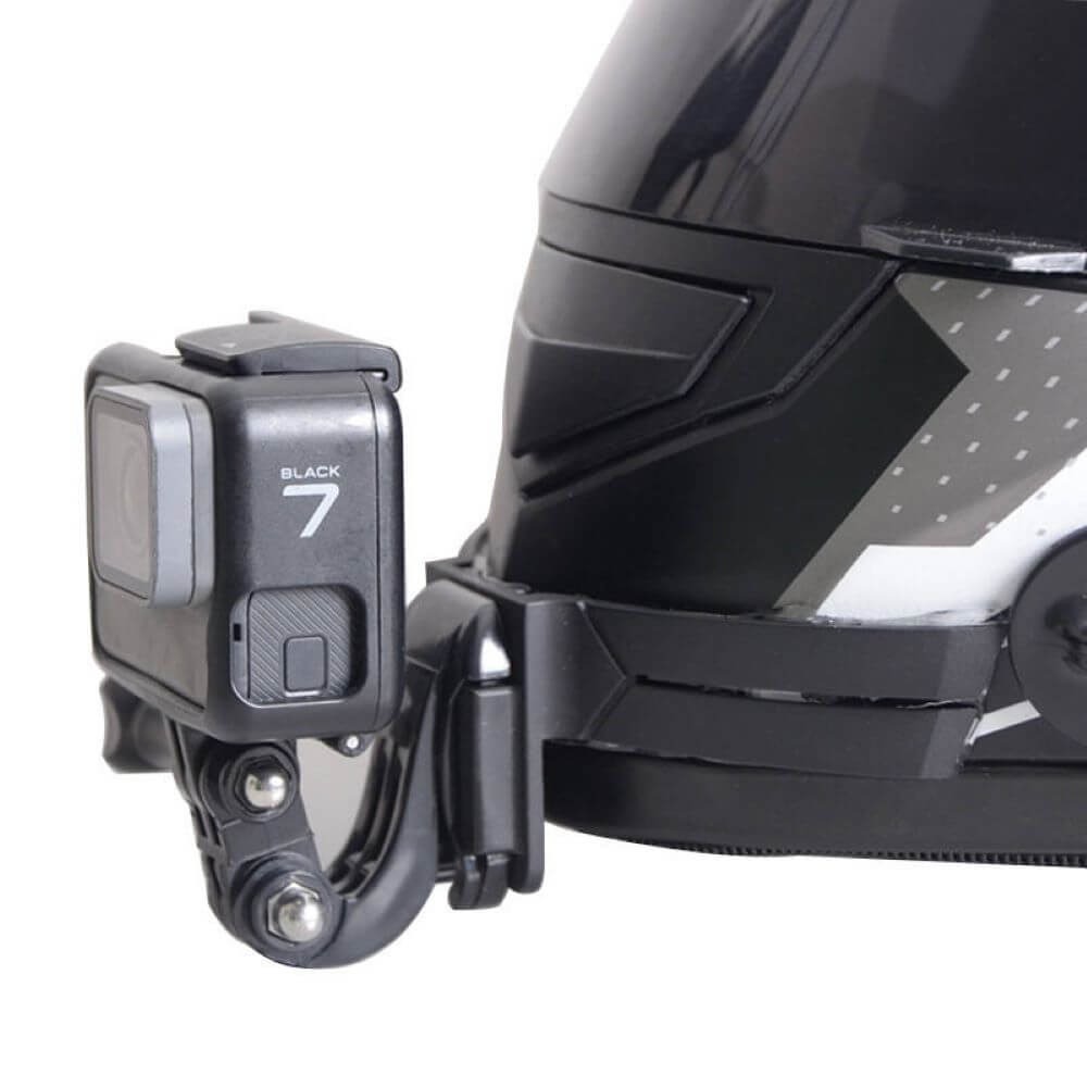 Suporte Adesivo Capacete Queixo para GoPro ou Câmeras Similares