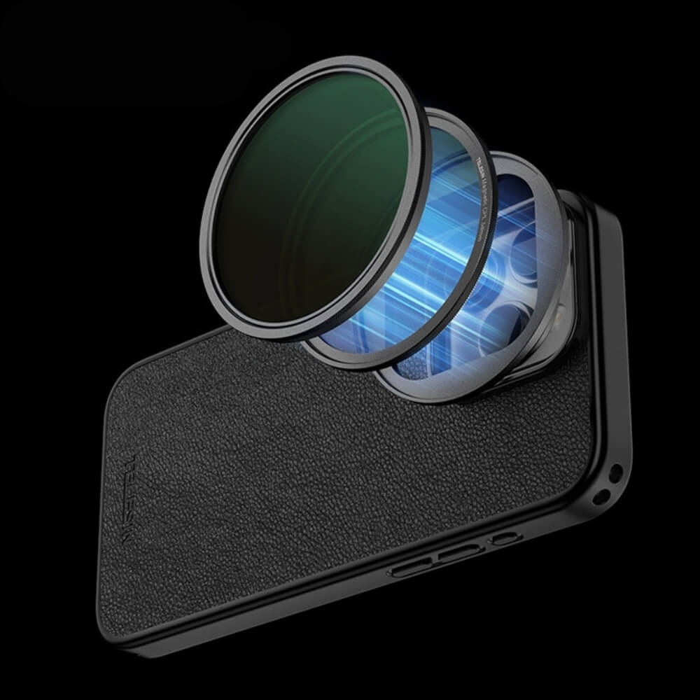 Filtro CPL para Capa iPhone 15 Pro / 15 Pro Max - Telesin