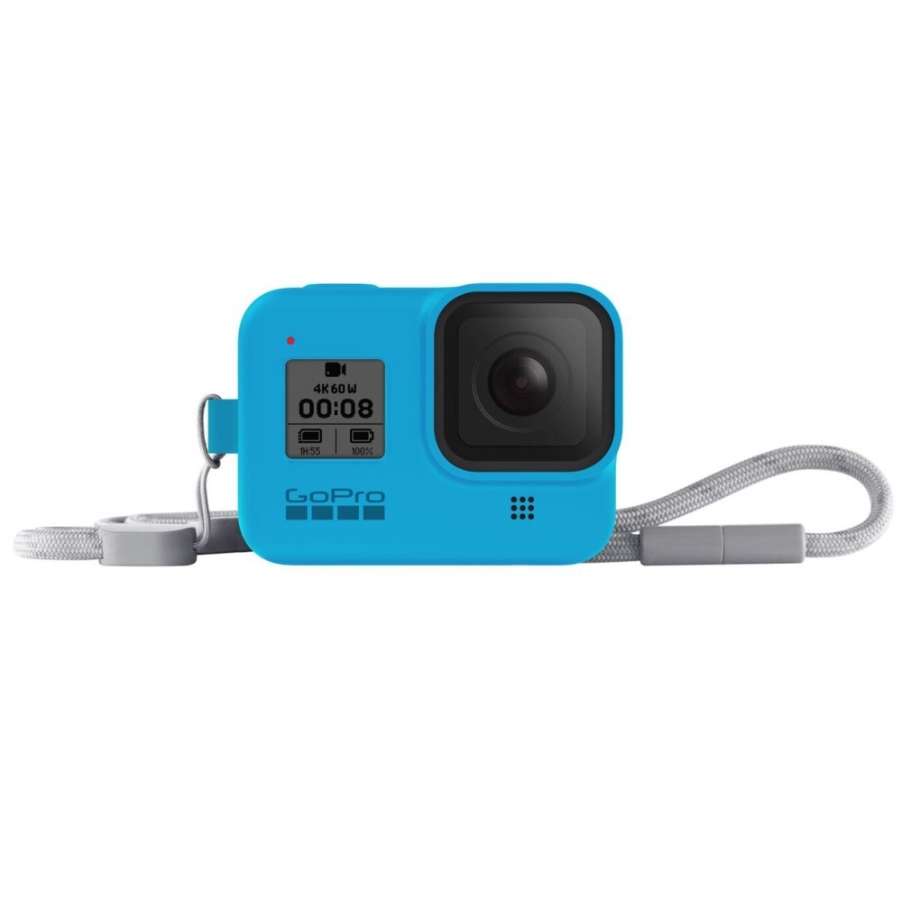 Capa Silicone GoPro Hero 8 + Cordão Ajustável - Sleeve + Lanyard