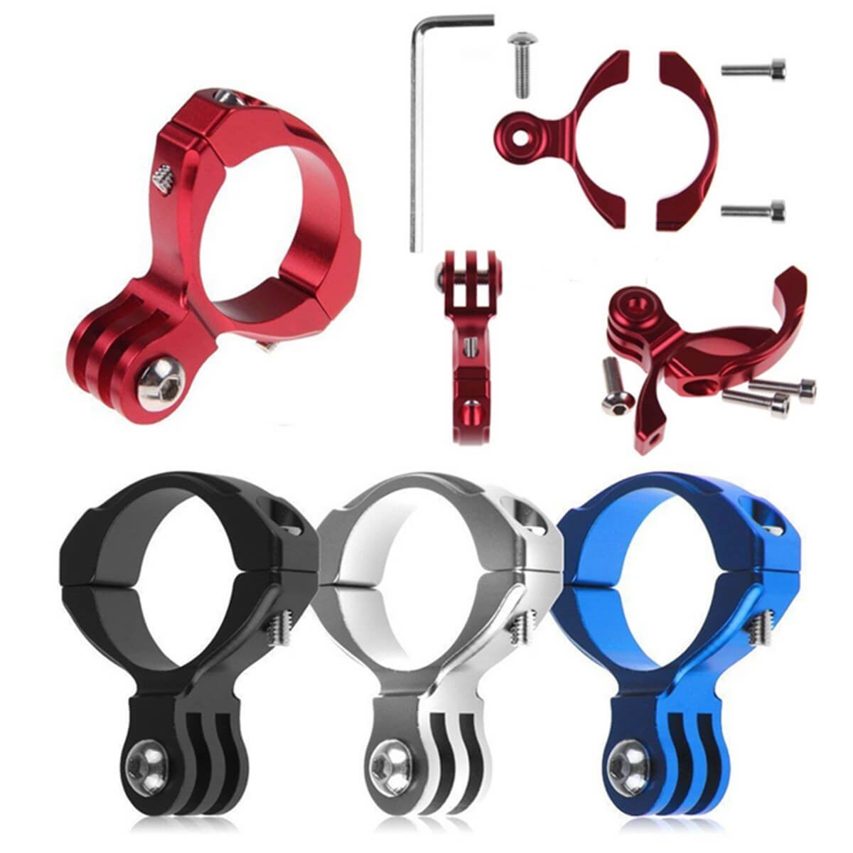 Suporte Bike para GoPro e Câmeras Similares em Alumínio